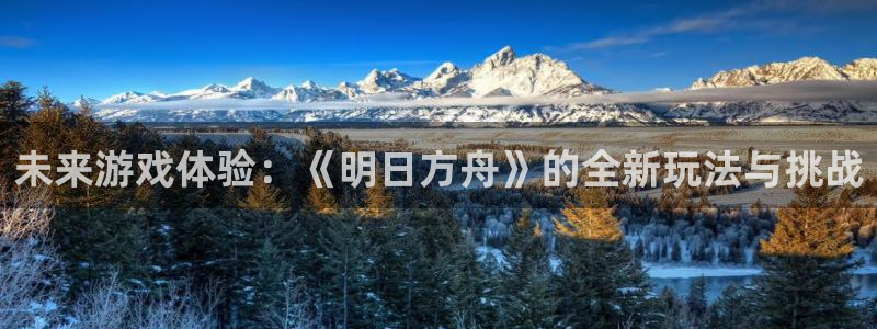 极悦娱乐注册登录：未来游戏体验：《明日方舟》的全新玩法与挑战