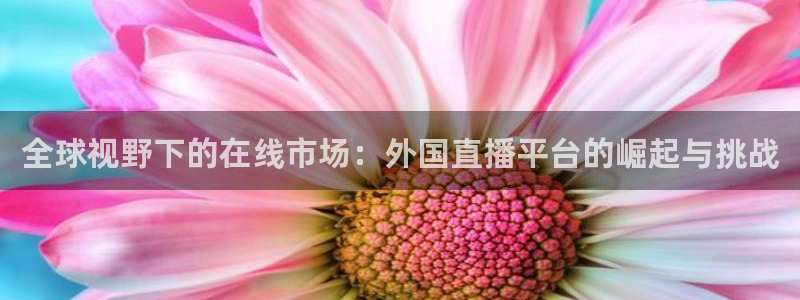 小九直播免费观看：全球视野下的在线市场：外国直播平台的崛起与挑战